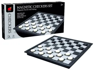 Gra logiczna warcaby magnetyczne, 64 pola; 25x13x4cm, Box Adar (623323)