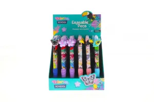 Długopis wymazywalny Buterfly wymazywalny wkład niebieski 0,5mm Patio (80471PTR)