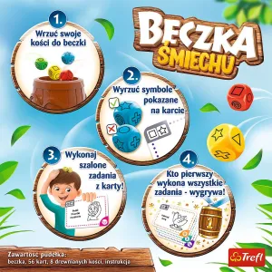 Gra karciana Beczka śmiechu Beczka śmiechu Trefl (01992)