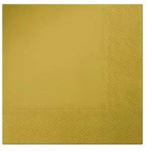 Serwetki Paw Lunch - złoty 330mm x 330mm (SDL552409)