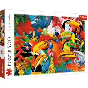 Puzzle Trefl kolorowe ptaki 500 el. (37328)