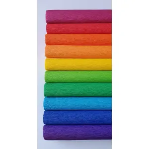 Bibuła marszczona TOP-2000 tęcza mix 250mm x 2000mm (400153936)