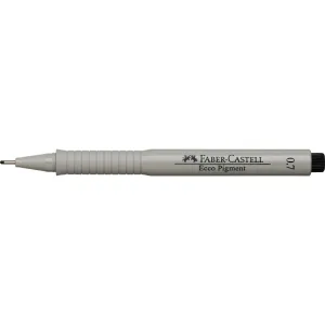 Cienkopis kreślarski Ecco Pigment wkład czarny 0,7mm 1kol. Faber Castell (FC166799)