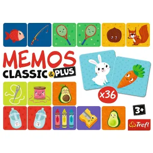 Gra pamięciowa Memos Classic & Plus, Logic Trefl (02272)