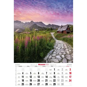 Kalendarz ścienny Avanti wieloplanszowy paskowy 285mm x 420mm (5901769620827)