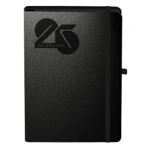 Kalendarz książkowy (terminarz) BLACK/BLACK 2026 A5 Antra (A5 DNS)