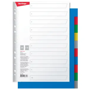 Przekładka numeryczna A4 10k Berlingo (4620011433343)