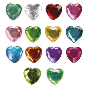 Kryształki Craft-Fun Series samoprzylepne serca mix Titanum