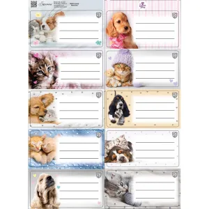Naklejka na zeszyt The Sweet Pets kids Beniamin