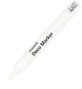 Marker specjalistyczny Akrylowy Deco Marker 2080154607 wkład biały okrągła końcówka Monami (160-2514)