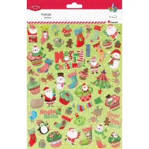Naklejki świąteczne Craft-Fun Series papierowe 2 plansze Titanum (19ZJ-002A)