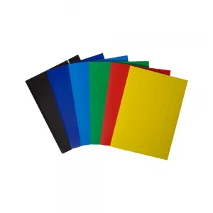 Teczka kartonowa na gumkę Bantex A4 kolor: granatowy 400g (100553869)