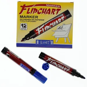 Marker do papieru wkład niebieski 0,2mm okrągła końcówka Kamet (K-2102)