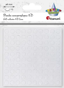 Plaster samoprzylepny Craft-Fun Series pianka 3D [mm:] 6 Titanum (29003)