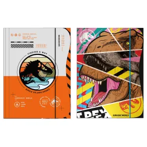 Teczka kartonowa na gumkę Jurassic park A4 mix Beniamin (0200)