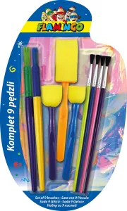 Pędzel plastikowy uchwyt Flamingo (SR-B19)