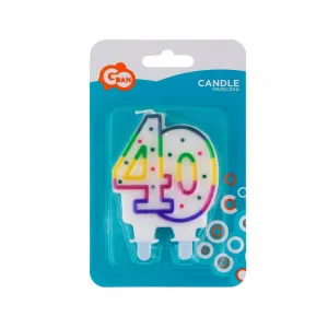 Świeczka urodzinowa Godan KROPECZKI URODZINOWE (PF-SCK40)