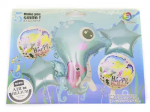 Balon foliowy One Dollar zestaw party podwodny świat (358348)