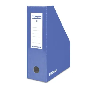 Pojemnik na dokumenty pionowy A4 niebieski tektura [mm:] 100x320x 255 Donau (7648101-10FSC)