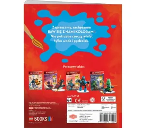 Książka dla dzieci LEGO® NINJAGO® maluj wodą Ameet (MW 6703)
