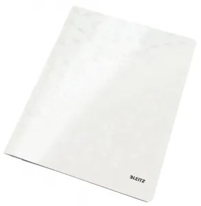 Skoroszyt Leitz WOW A4 - biały perłowy 80g (30010001)