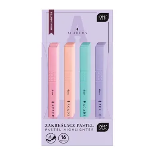 Zakreślacz pastelowe 5902277350374 wkład mix Interdruk (4KOL)