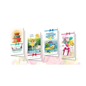 Kartka składana Lux urodziny [mm:] 230x120 Top Graphic (DLXO)