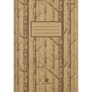 Brulion tematyczny Top 2000 Go Green STANDARD A5 96k. 70g krata (400153379)