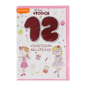Kartka składana C6 PR [mm:] 115x165 Kukartka
