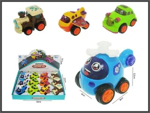 Samochód Pojazdy 8cm 4-rodzaje Hipo (H13568)