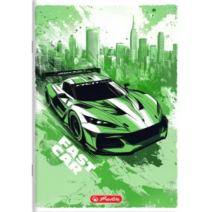 Zeszyt Fast Car A5 16k. 70g krata Herlitz (400196833)