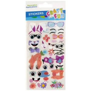 Naklejka (nalepka) Twarze Craft With Fun (553724)