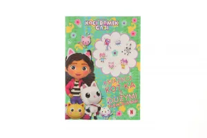 Wydrapywanka Koci Domek Gab Książecz-kot-ka z dużymi naklejkami Trefl (Ks97641)