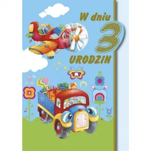 Kartka składana Pol-mak Chrzest Extra B6 (b6x)