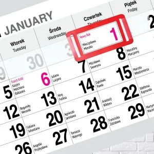 Kalendarz ścienny PREMIUM trójdzielny A4 Press (ŁÓDŹ)