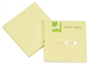 Notes samoprzylepny Q-Connect żółty 100k 76mm x 76mm (KF10502)