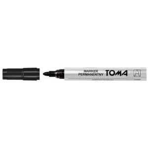 Marker permanentny Toma, czarny 1,5mm okrągła końcówka (TO-090 3 2)