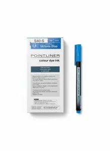 Cienkopis kreślarski POINTLINER wkład błękitny 0,4mm 1kol. Pentel (S40-S)