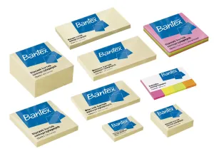 Notes samoprzylepny (karteczki) żółty 400k [mm:] 75x75 Bantex (400086401)