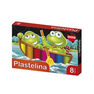 Plastelina 8 kol. mix Mona