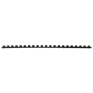 Grzbiety do bindowania A4 czarny plastik śr. 8mm Titanum (8CZ)