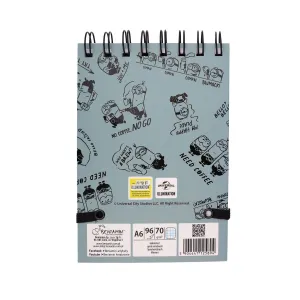 Kołozeszyt (kołonotatnik) Minionki A6 96k. 70g krata (nd) (5894)