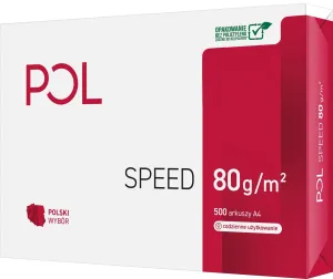 Papier ksero A4 speed biały 500k. 80g [mm:] 210x297 Pol