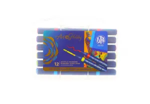 Marker specjalistyczny AKRYLOWE wkład mix ścięta końcówka Astra (207025002)