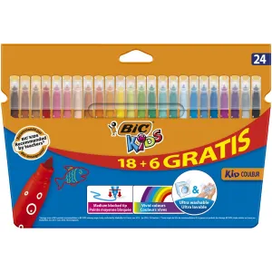 Flamaster Bic Kids Kid Couleur 18+6 24 kol. (841803)