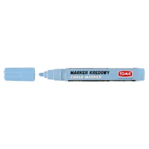 Marker specjalistyczny pastelowy niebieski kredowy wkład niebieski 4,5mm okrągła końcówka Toma (To-292)