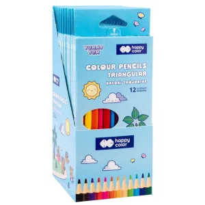 Kredki ołówkowe 12 kol. Happy Color (HA 2313 13YU K12)