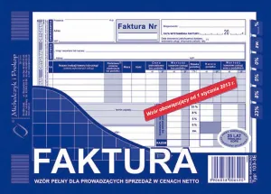 Druk samokopiujący Michalczyk i Prokop Faktura VAT A5 80k. (103-3E)