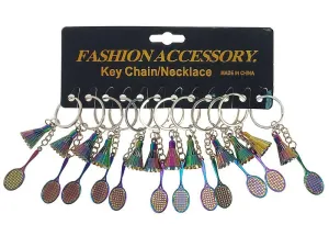 Brelok badminton, karta 12szt. Adar (603745)