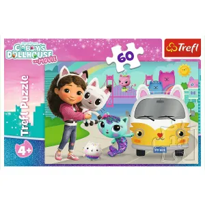 Puzzle Gabby Gabby i kocie przygody 60 el. Trefl (17415)